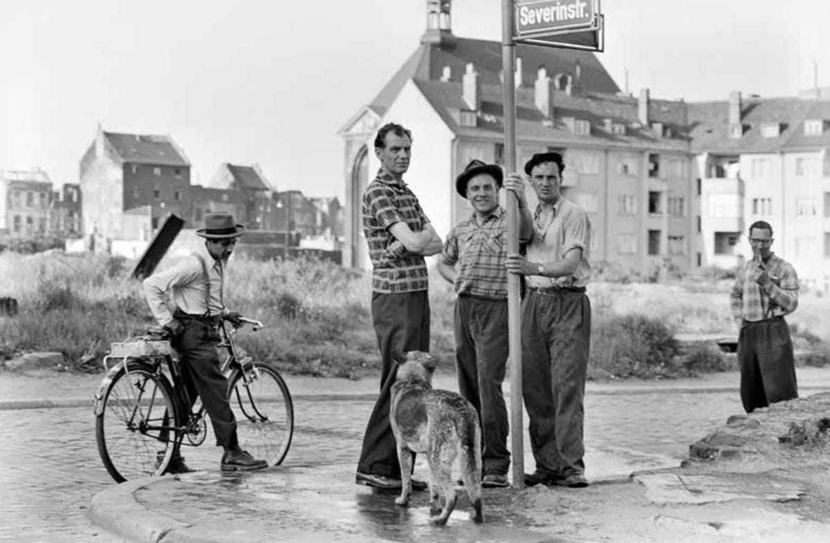 Foto der Severinstrasse von 1956